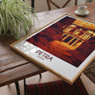 Petra Retro Travel Illustration
