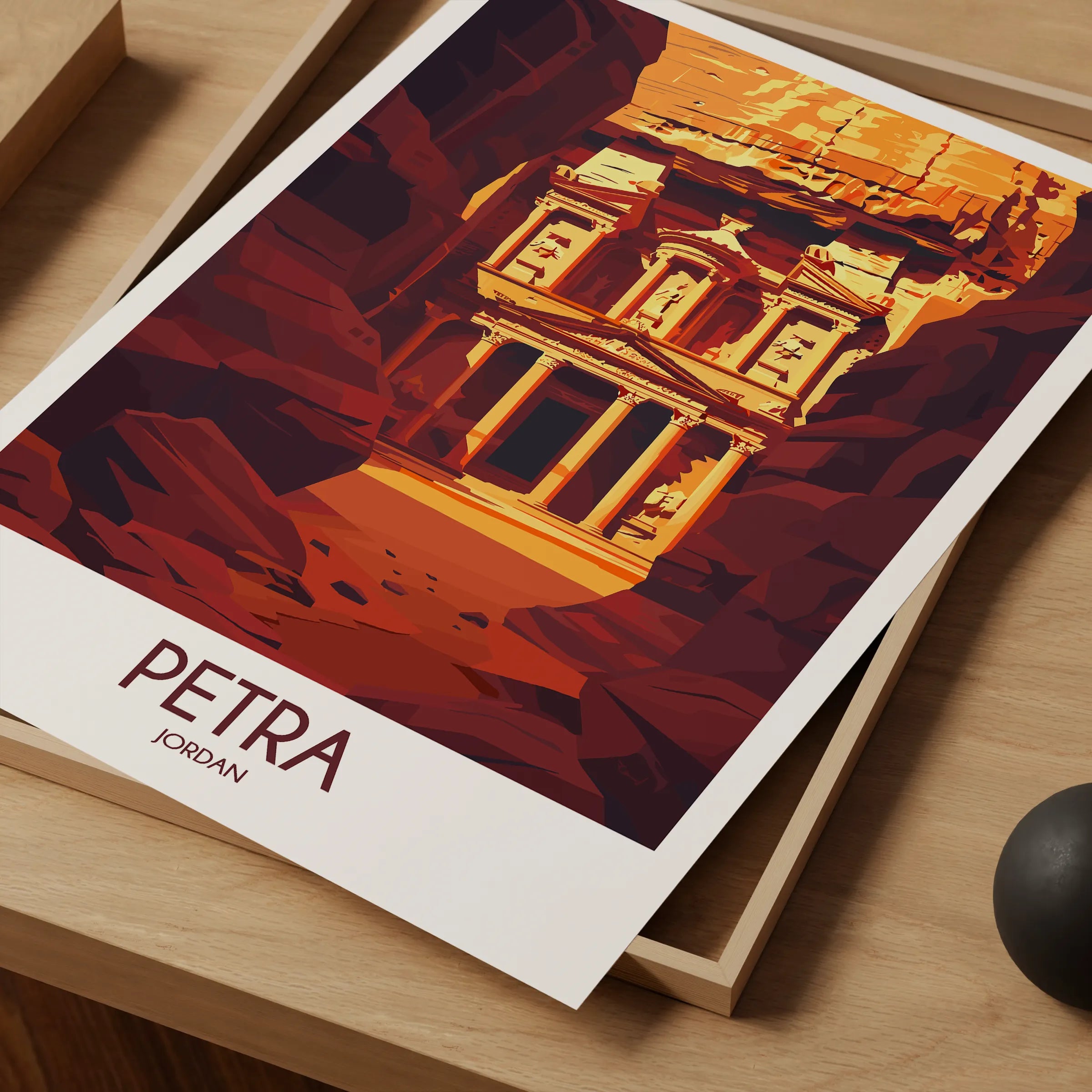 Petra Scenic Landscape Art