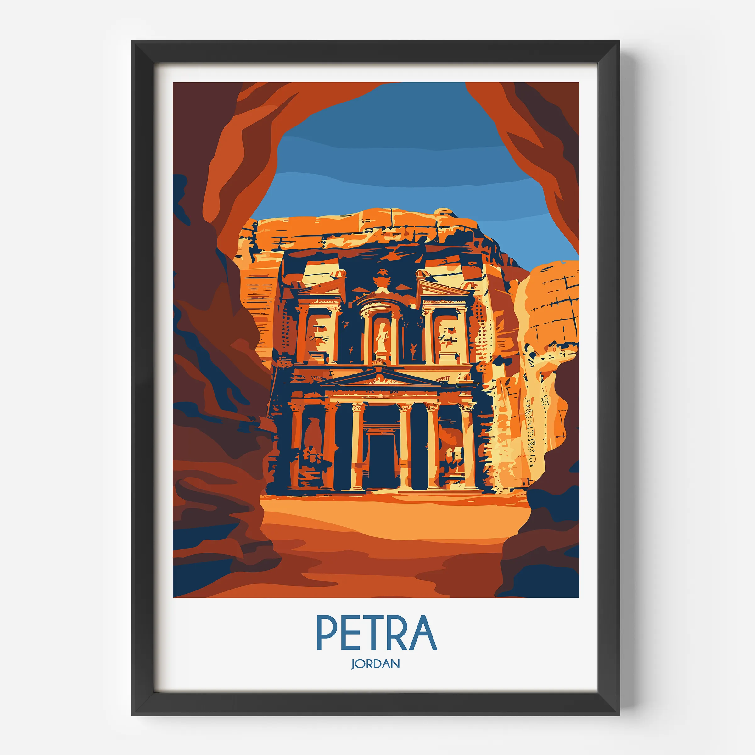 Petra Scenic Landscape Art