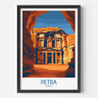 Petra Scenic Landscape Art