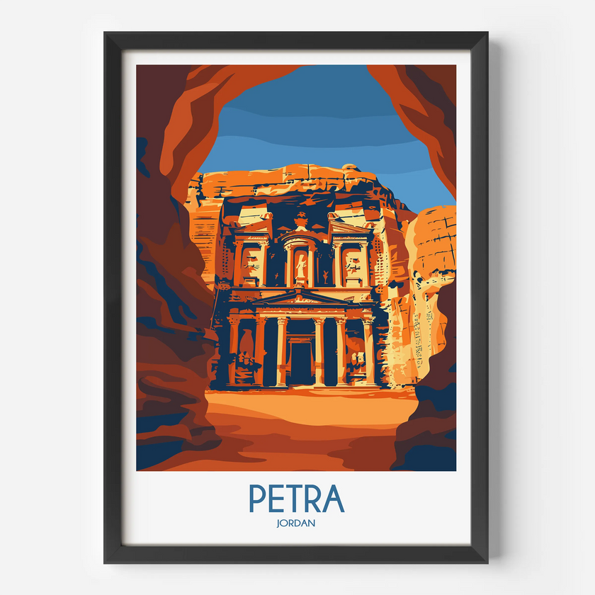 Petra Scenic Landscape Art