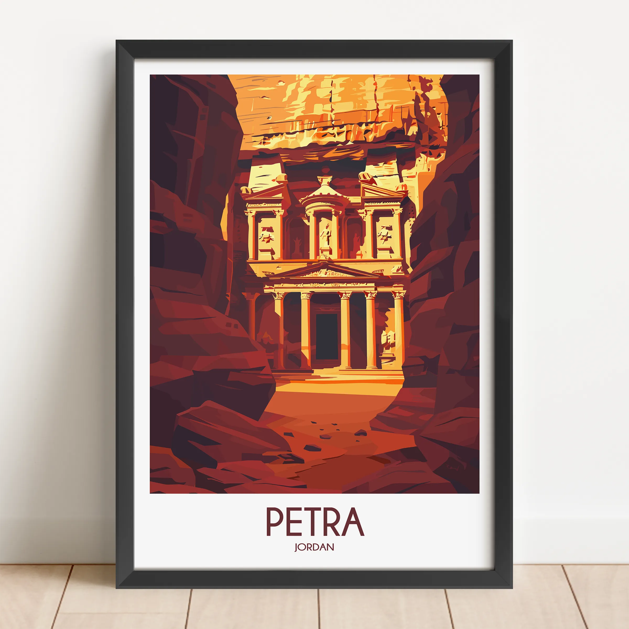 Petra Vintage Style Print