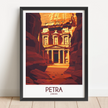 Petra Vintage Style Print