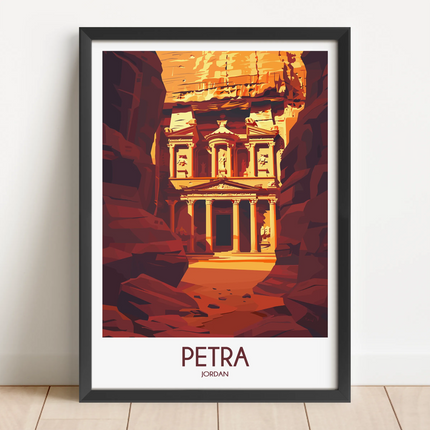 Petra Vintage Style Print