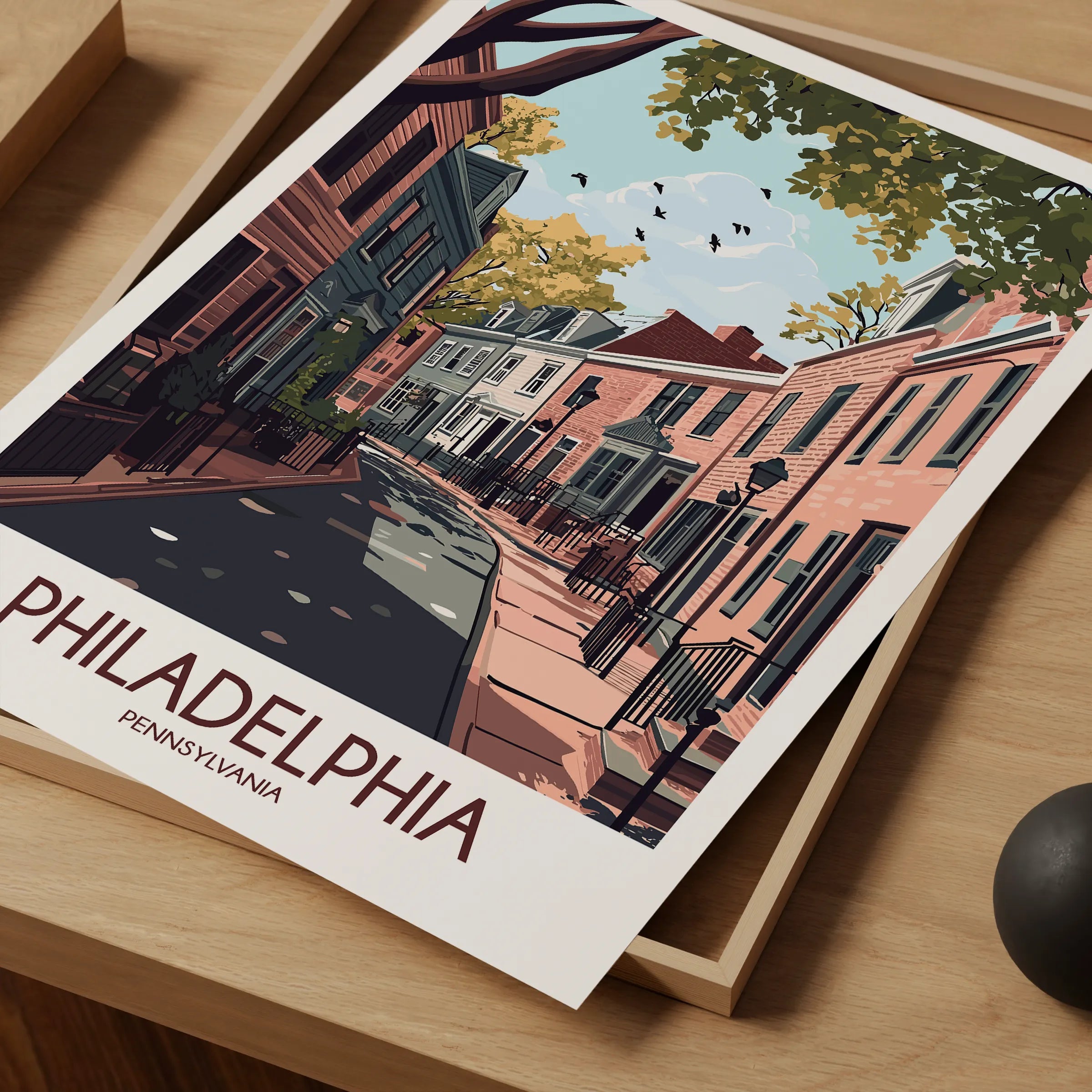 Philadelphia Minimalist Wall Art