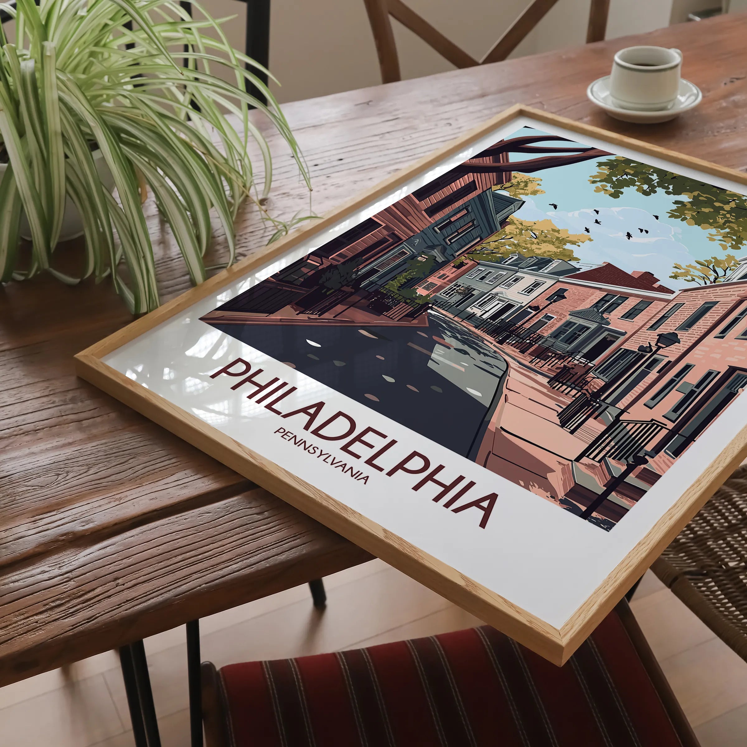 Philadelphia Modern Travel Poster