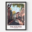 Philadelphia Souvenir Poster Print