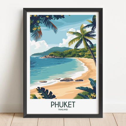 Phuket Modern Travel Poster