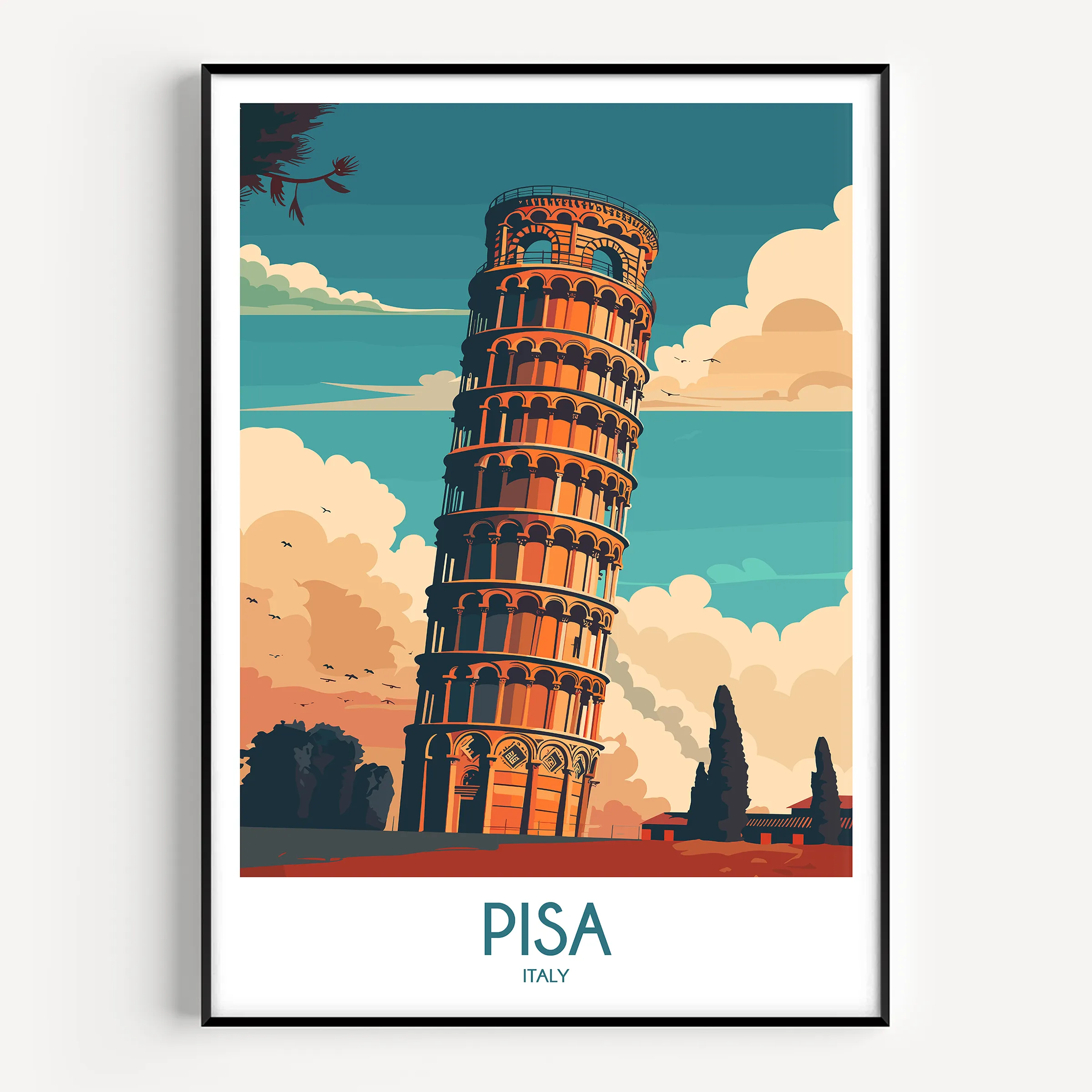 Pisa Home Office Decor