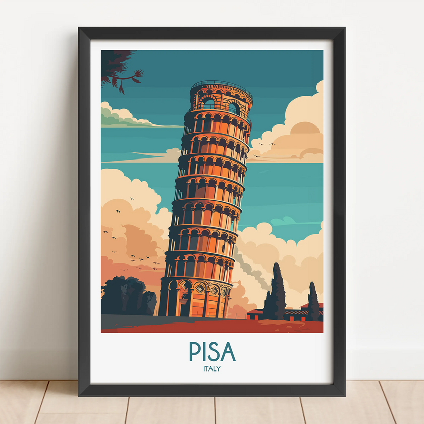 Pisa Souvenir Poster Print