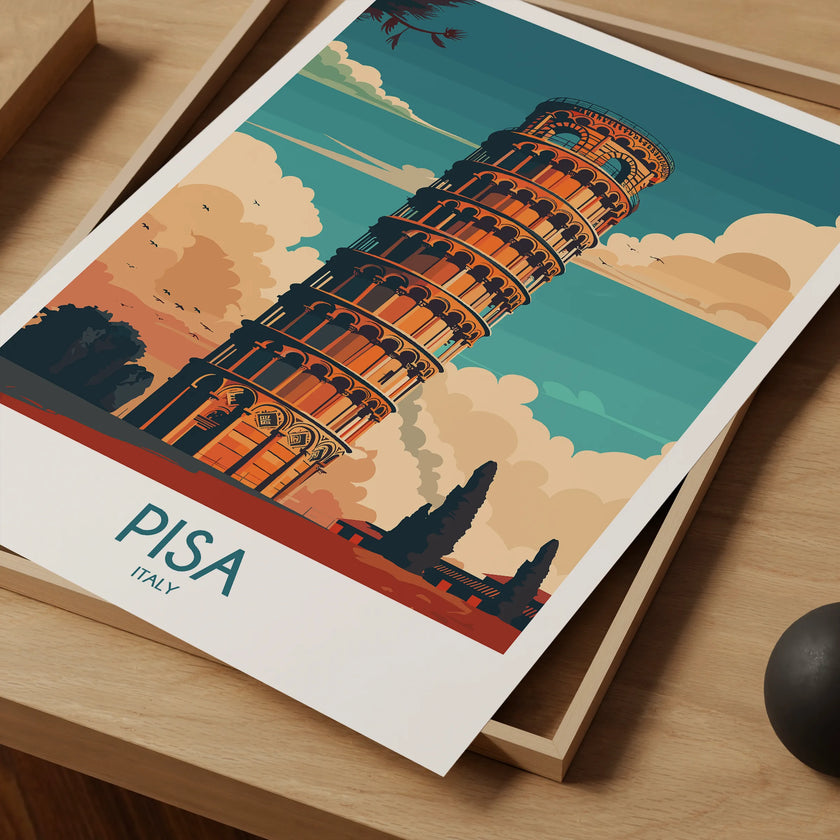 Pisa Vintage Style Print