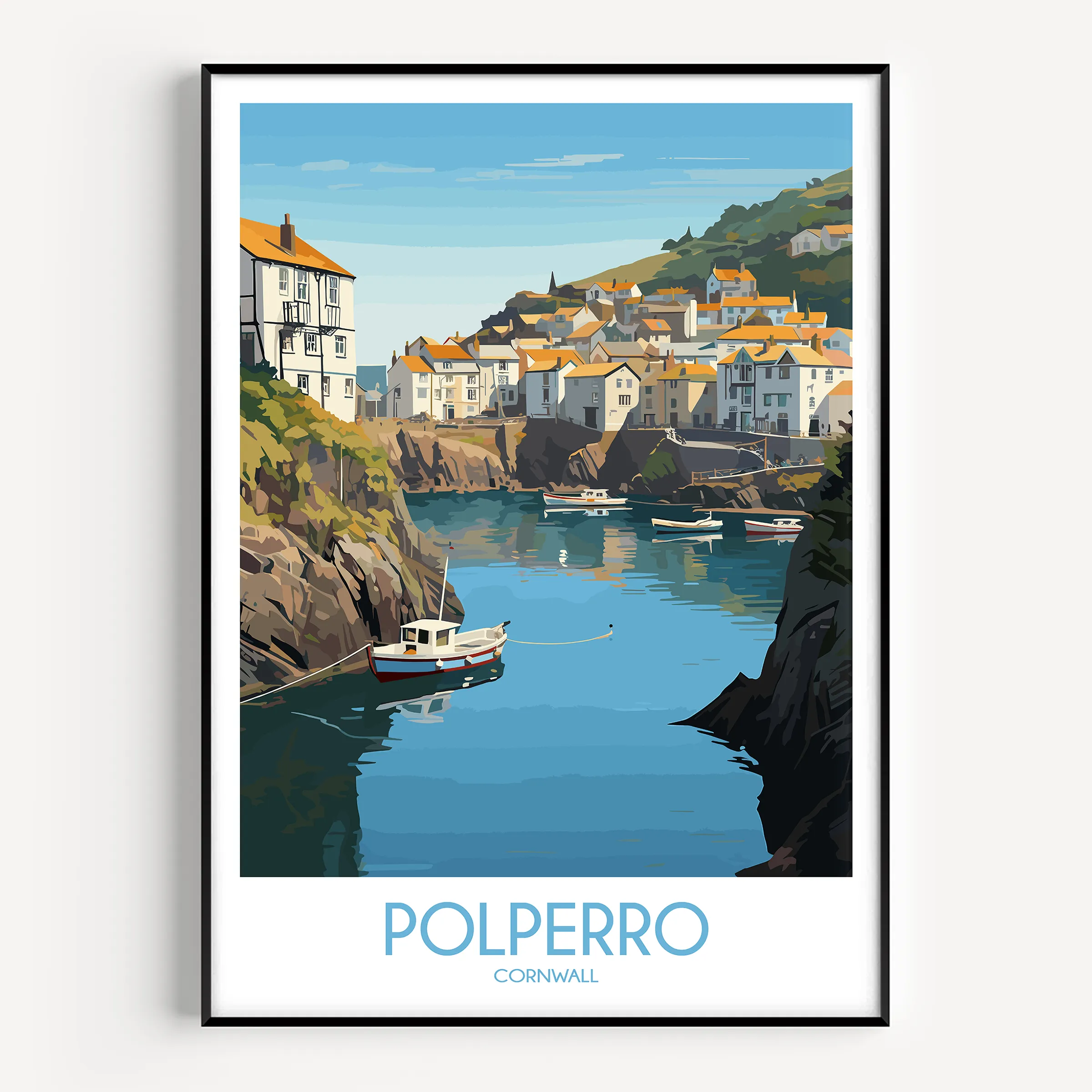 Polperro Minimalist Wall Art