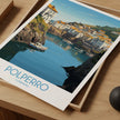 Polperro Retro Travel Illustration