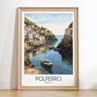 Polperro Vintage Style Print