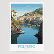 Polperro Vintage Style Print
