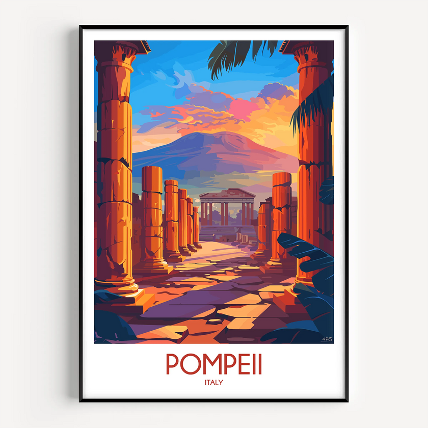 Pompeii Scenic Landscape Art