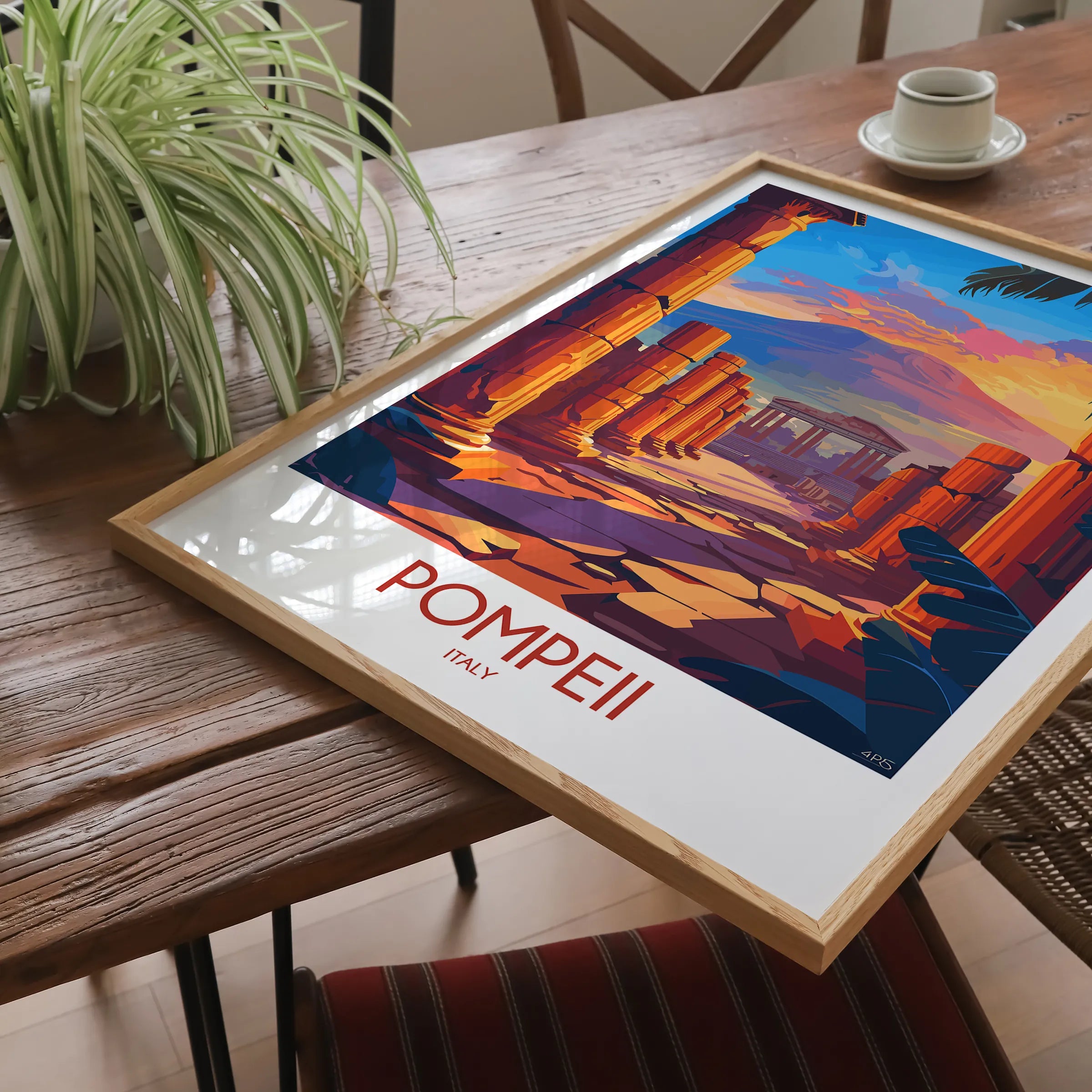 Pompeii Vintage Style Print