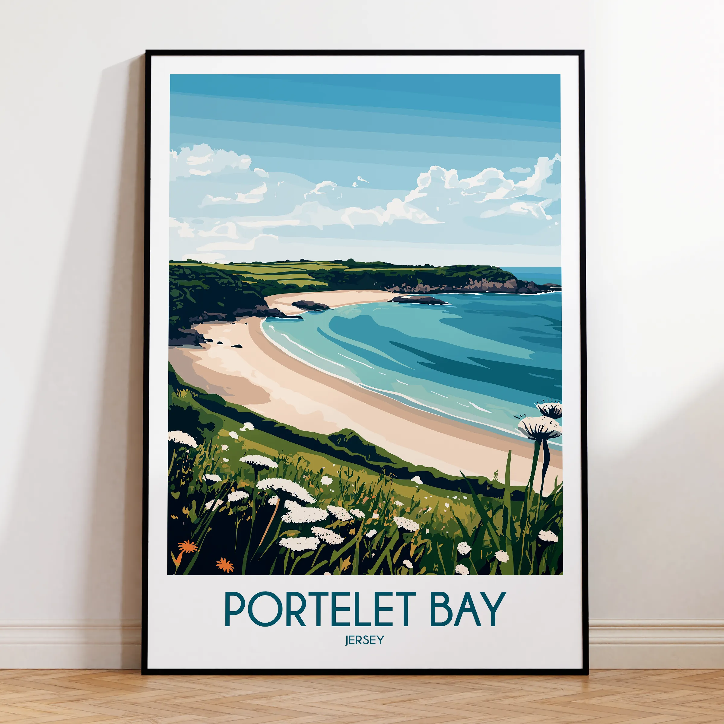 Portelet Bay Gallery Quality Print