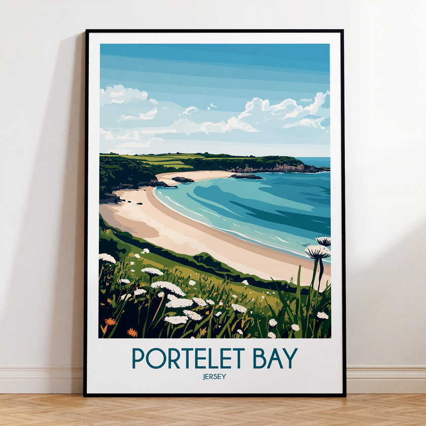 Portelet Bay Gallery Quality Print