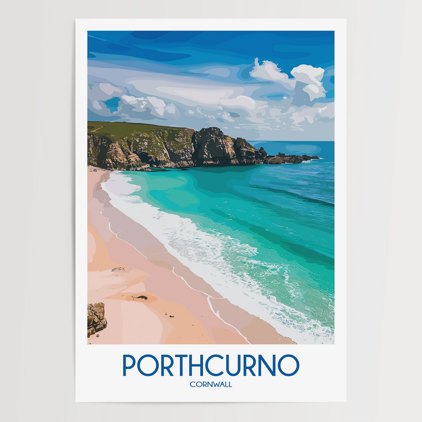 Porthcurno Destination Art Gift