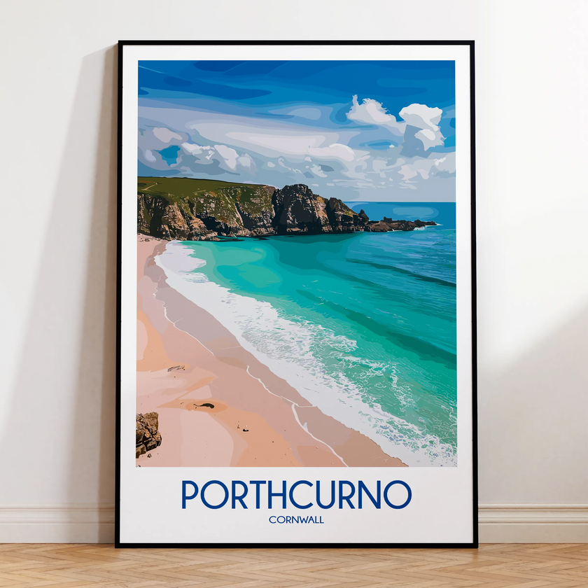 Porthcurno Gallery Quality Print