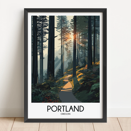 Portland Minimalist Wall Art