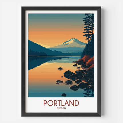 Portland Minimalist Wall Art