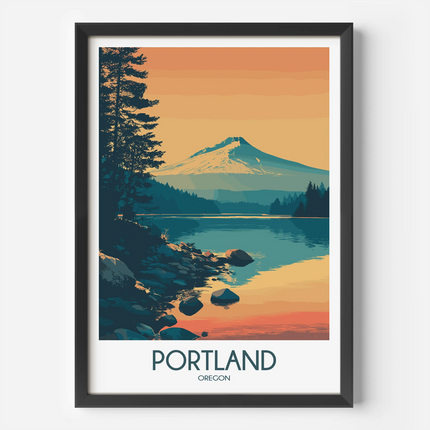 Portland Souvenir Poster Print