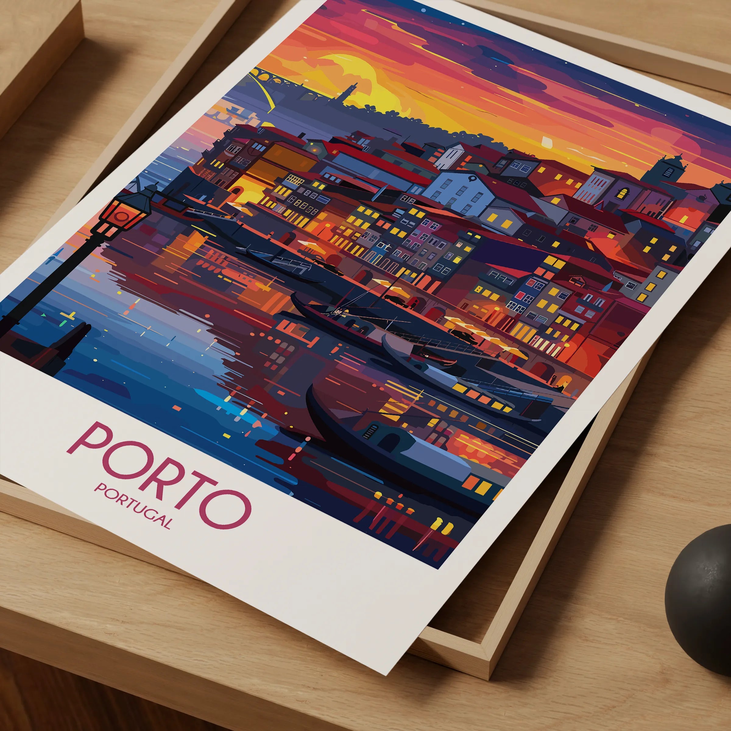Porto Modern Travel Poster