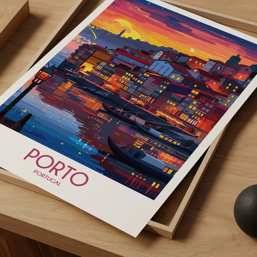 Porto Modern Travel Poster