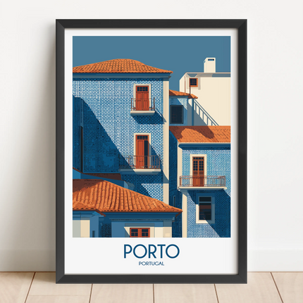 Porto Modern Travel Poster