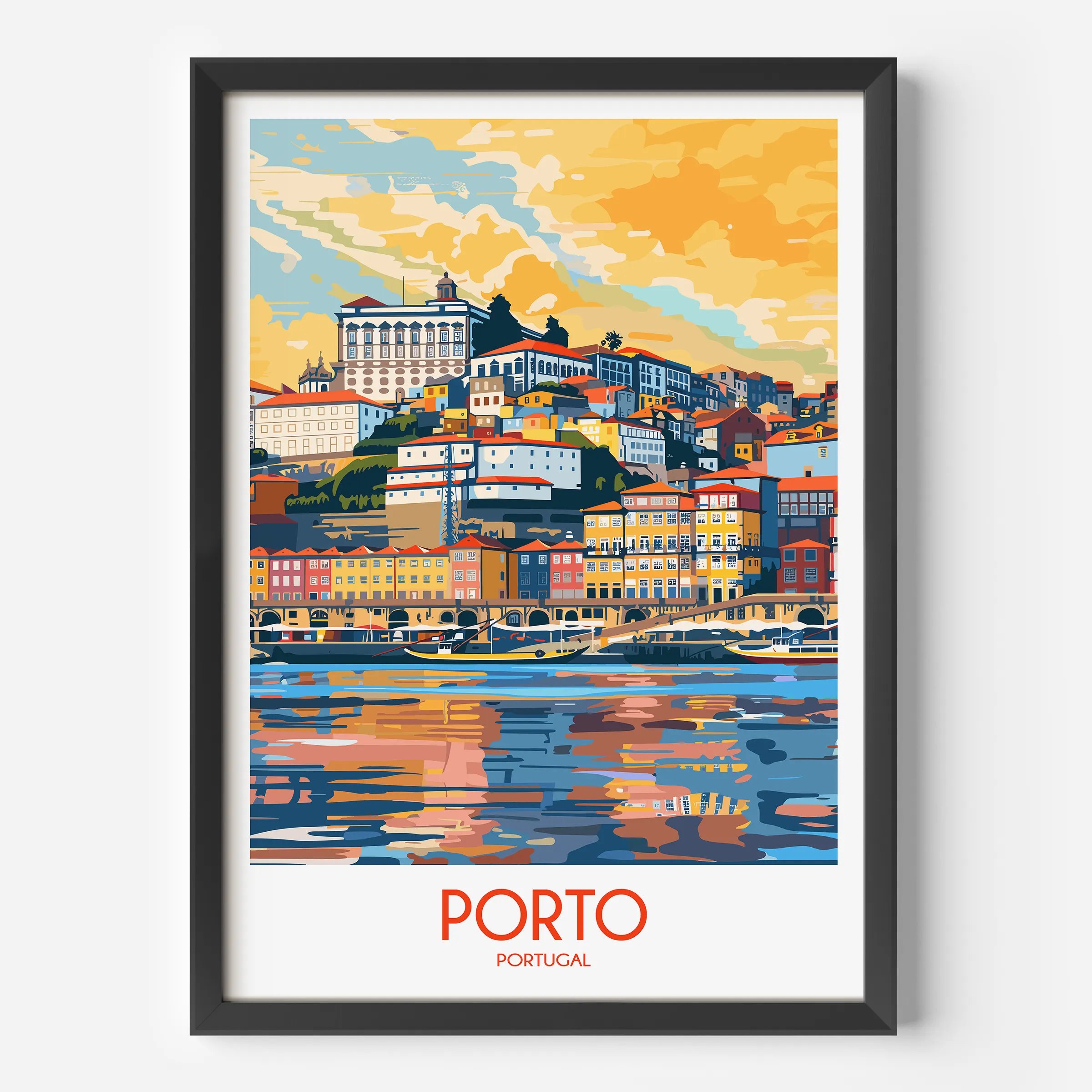 Porto Modern Travel Poster