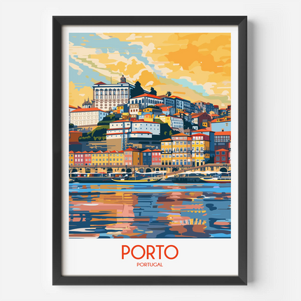 Porto Modern Travel Poster