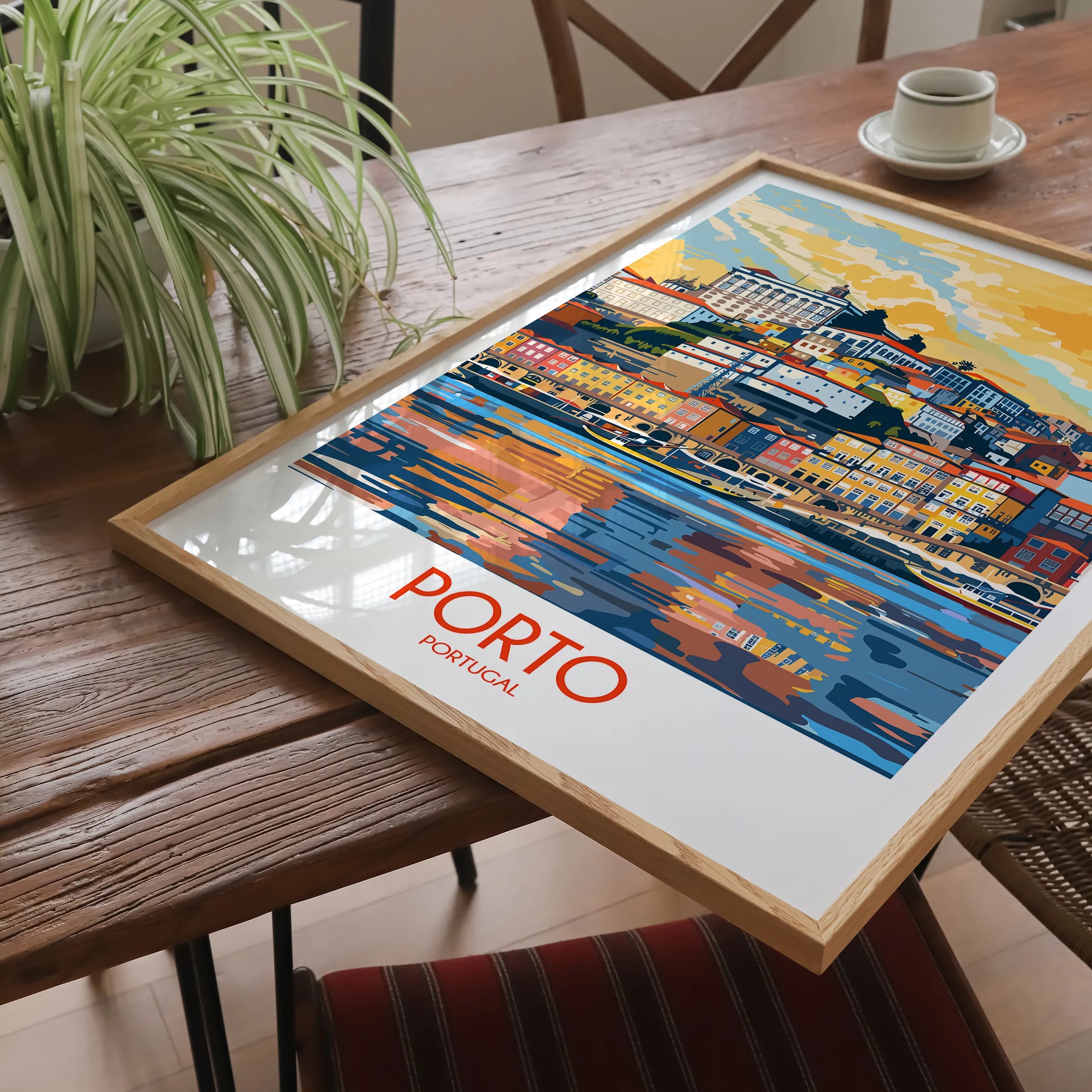 Porto Retro Travel Illustration
