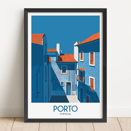 Porto Retro Travel Illustration