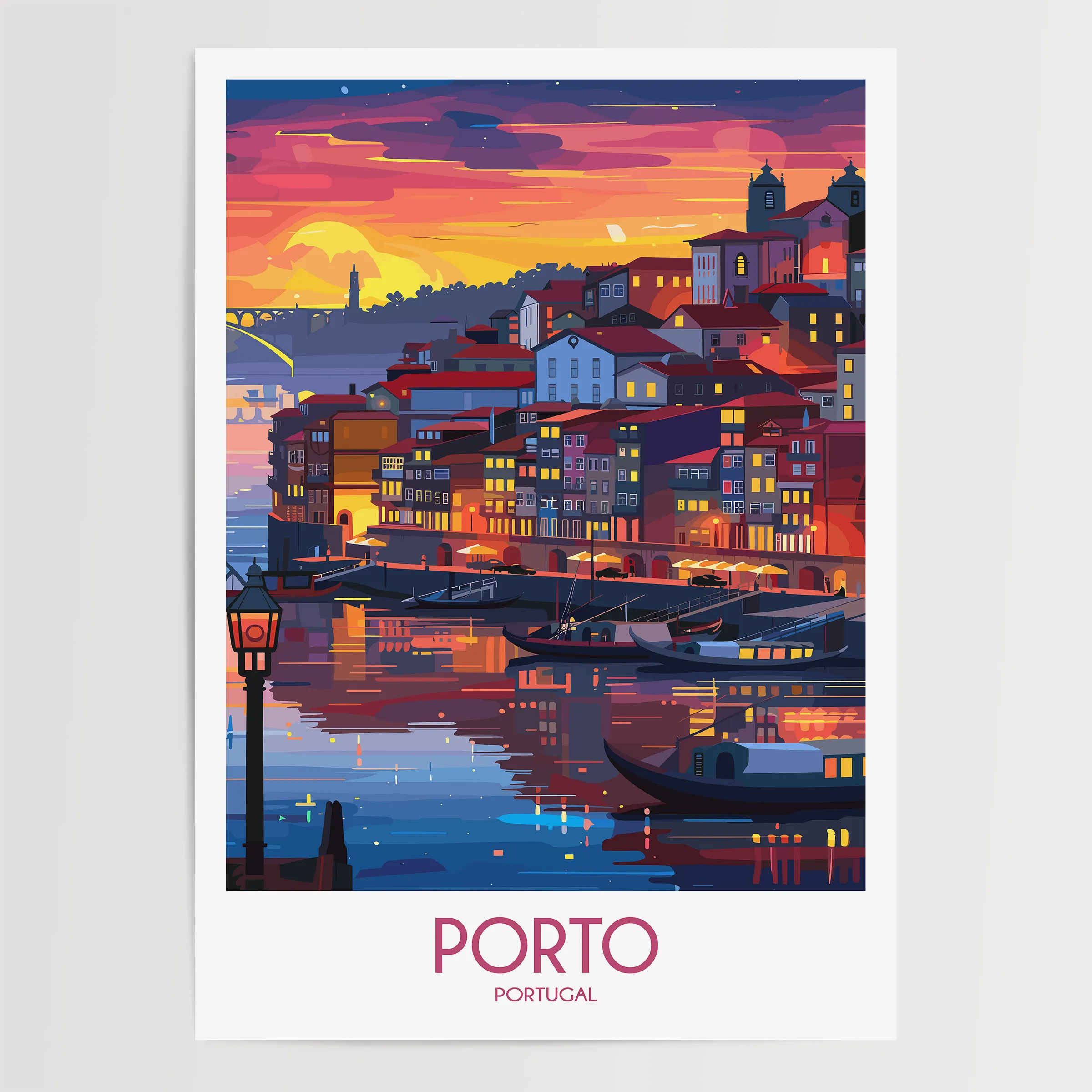 Porto Souvenir Poster Print
