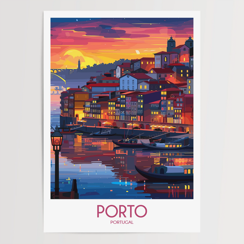 Porto Souvenir Poster Print