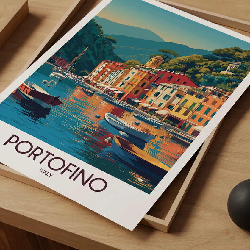 Portofino Vintage Style Print