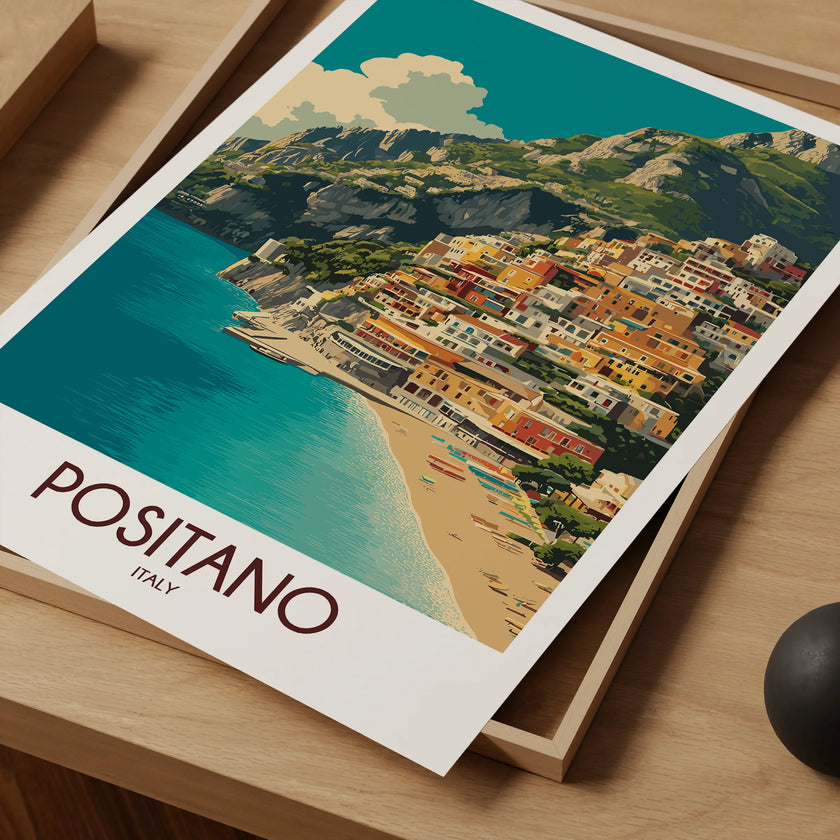 Positano Destination Art Gift