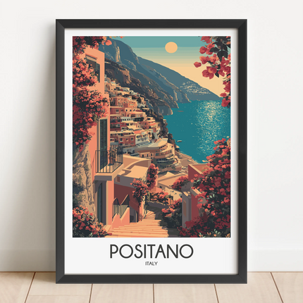 Positano Destination Art Gift