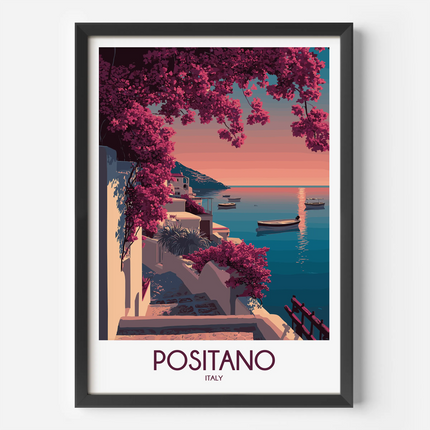 Positano Destination Art Gift