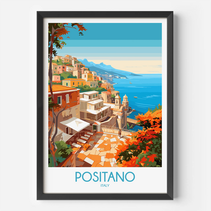 Positano Destination Art Gift