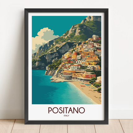Positano Minimalist Wall Art