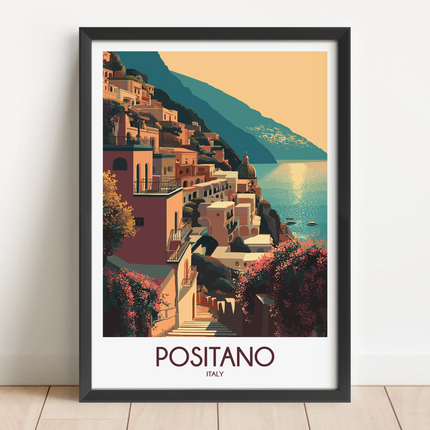 Positano Minimalist Wall Art