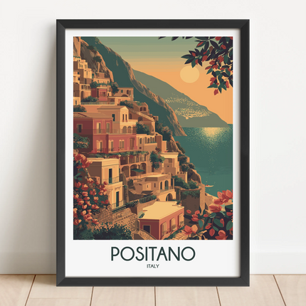 Positano Minimalist Wall Art