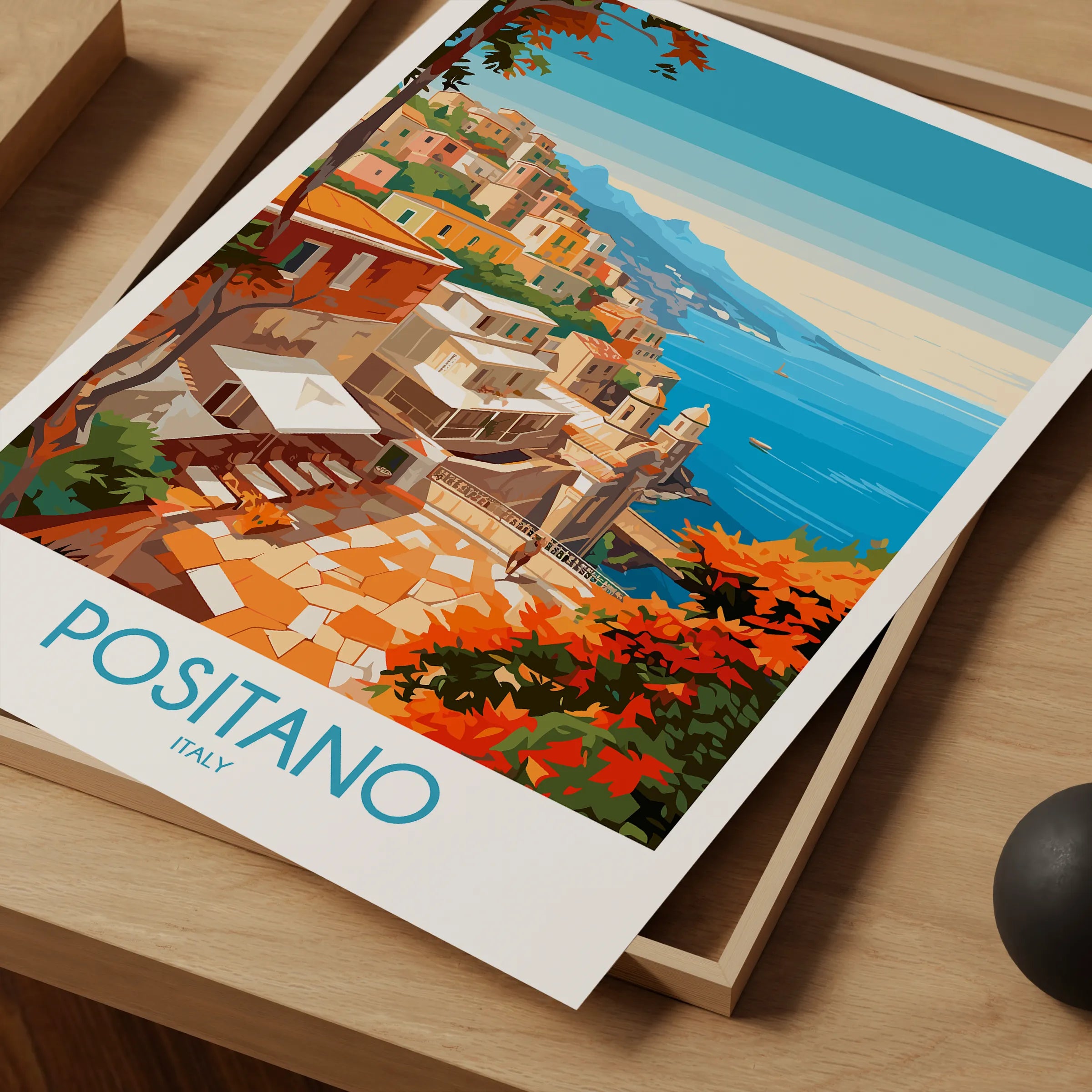 Positano Souvenir Poster Print