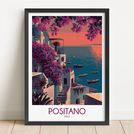 Positano Souvenir Poster Print
