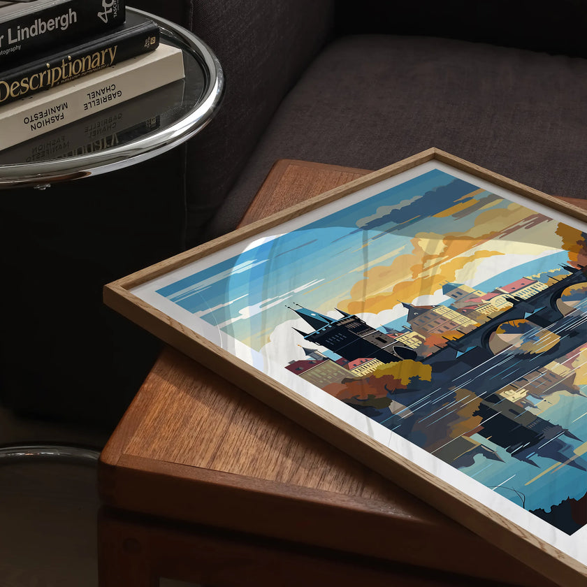 Prague Destination Art Gift
