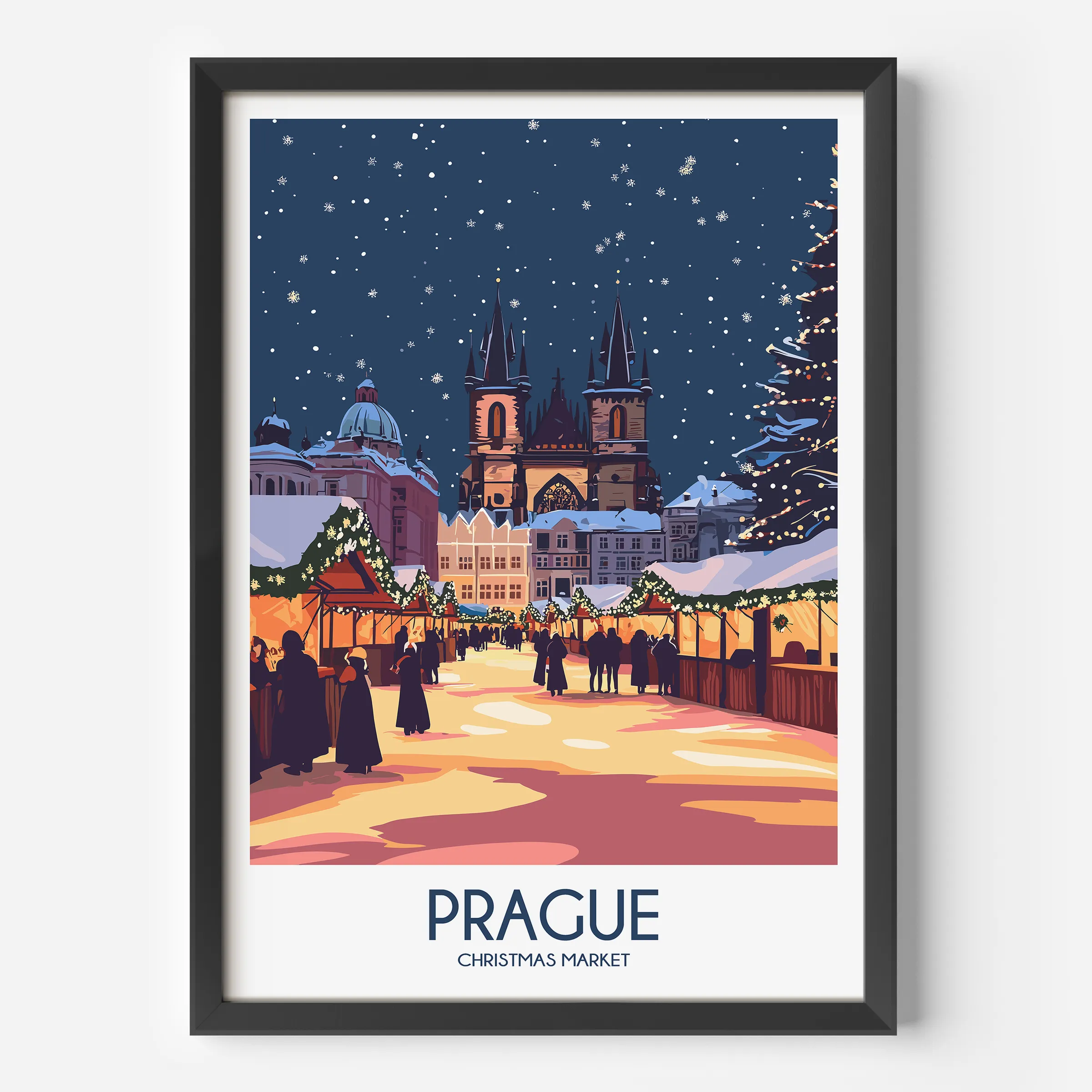 Prague Destination Art Gift