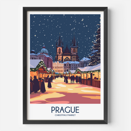 Prague Destination Art Gift